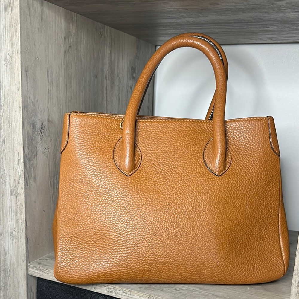 Tan Leather Satchel